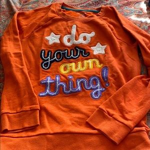 Girls “Do your own thing” sweatshirt size 10-12